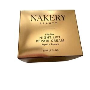Nakery Beauty Lift-Tox Night Lift Repair Cream 2 oz NEW